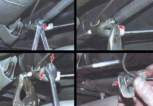 Проверка и регулировка тормозов задних колес и ручного тормоза