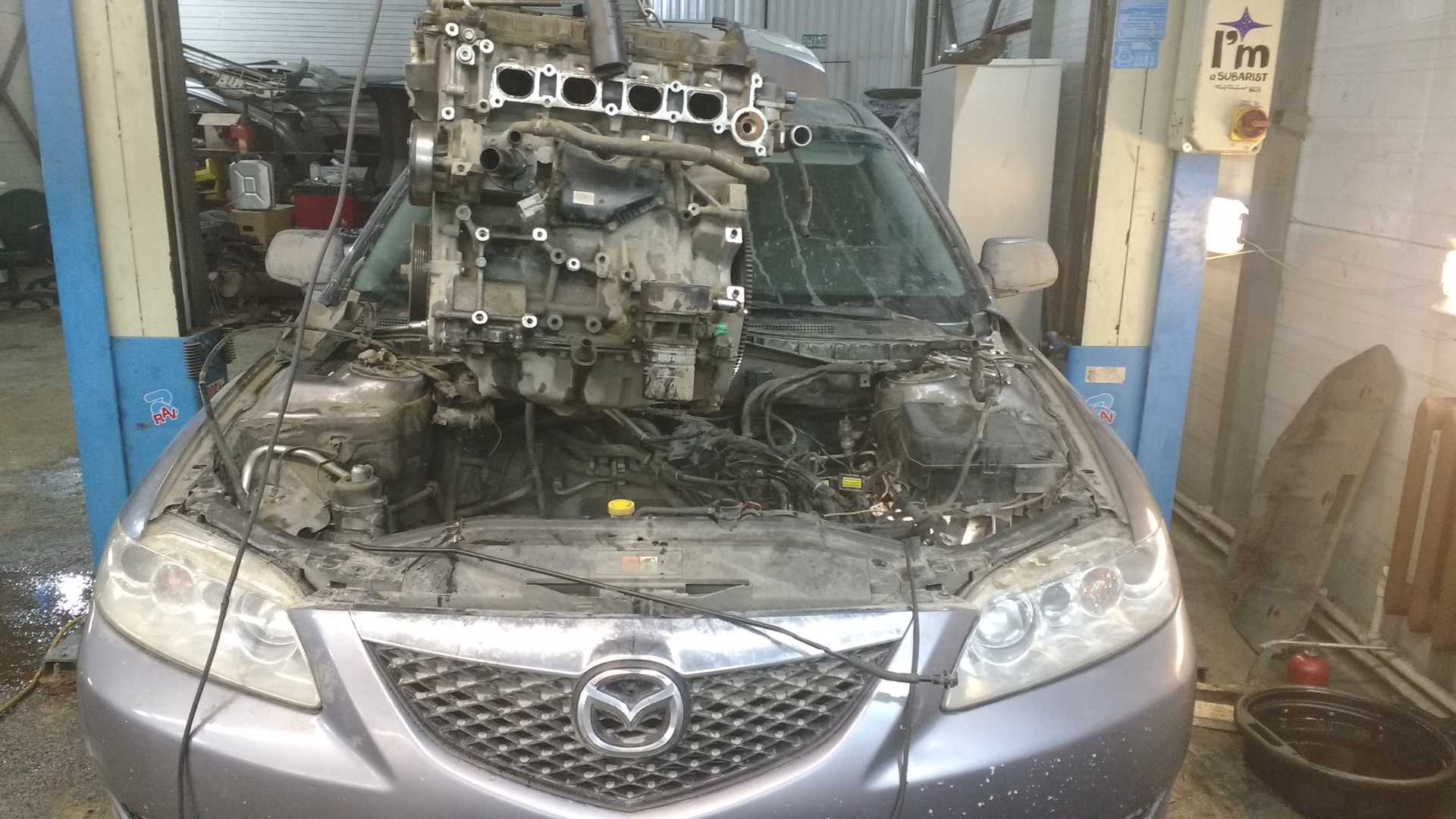 Mazda 6 : Сборка блока цилиндров начало У нас есть все фото и схемы необходимые для ремонта Полный мануал по ремонту и обслуживанию авто