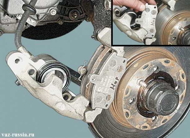 Lada priora: замена тормозных цилиндров передних колес