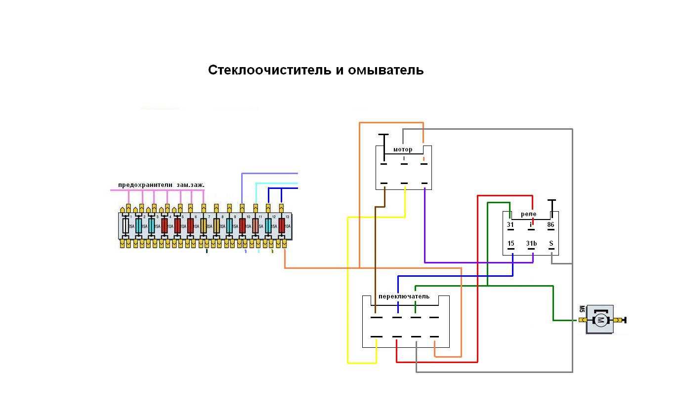 Схема подключения подрулевого переключателя уаз буханка