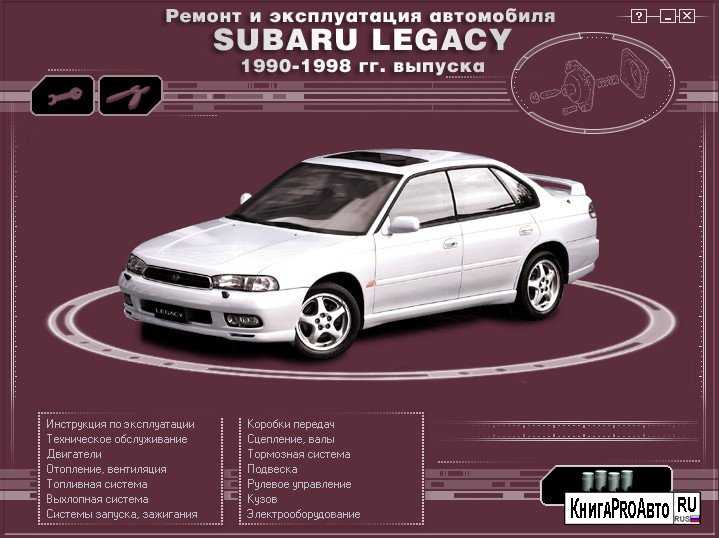 Субару Легаси : Схемы электрических соединений Subaru Legacy Outback У нас есть все фото и схемы необходимые для ремонта Полный мануал по ремонту и обслуживанию авто