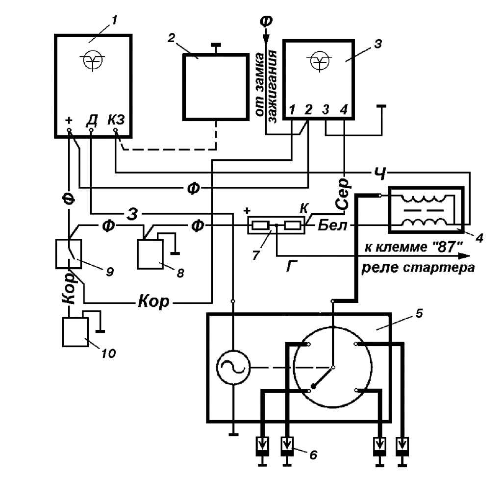 Схема электронного зажигания уаз 31512 – защита имущества