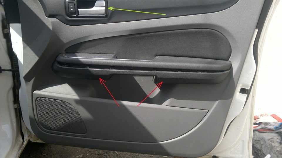 Как снять обшивку двери форд фокус 2